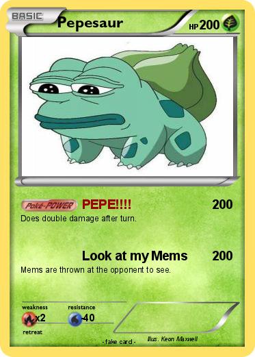 Pokemon Pepesaur