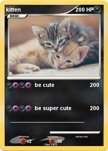 Pokemon kitten