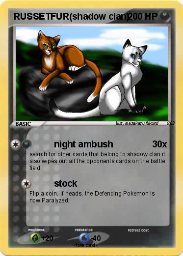 Pokemon RUSSETFUR(shadow clan)