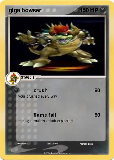 Pokemon giga bowser