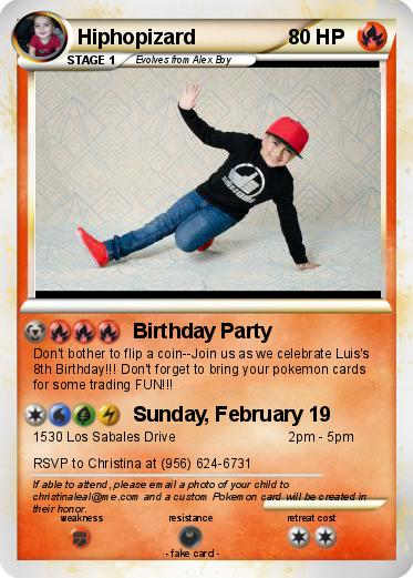 Pokemon Hiphopizard