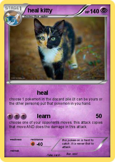 Pokemon heal kitty