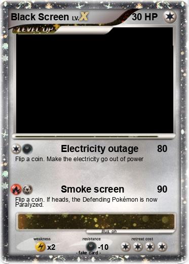 Pokemon Black Screen