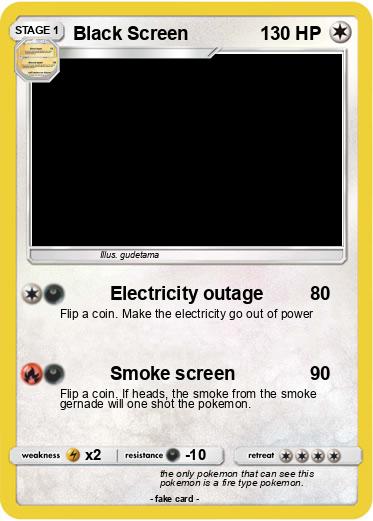 Pokemon Black Screen