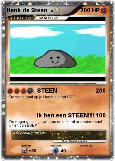 Pokemon Henk de Steen