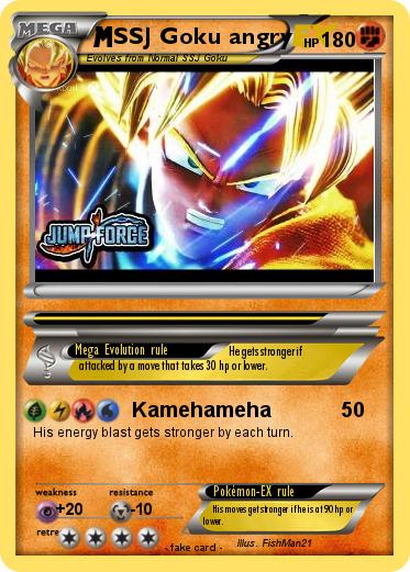 Pokemon SSJ Goku angry