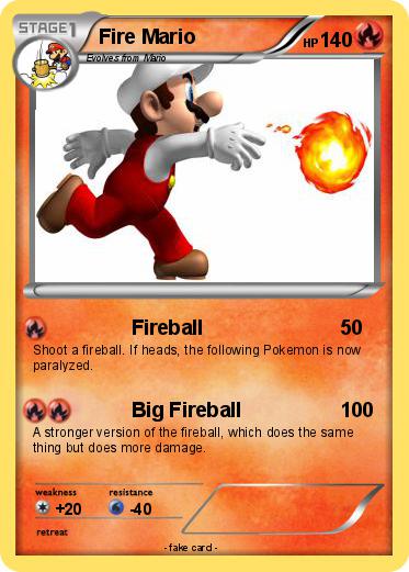 Pokemon Fire Mario