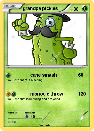 Pokemon grandpa pickles