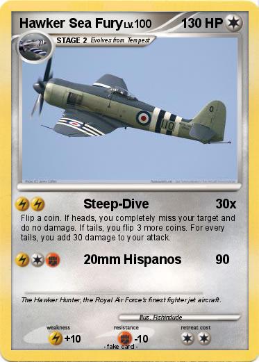 Pokemon Hawker Sea Fury