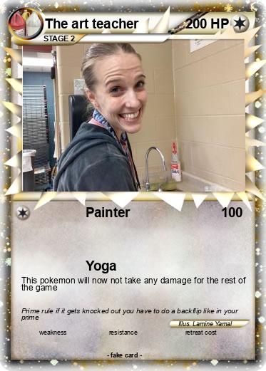 Pokemon The art teacher