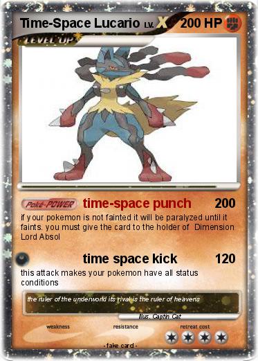 Pokemon Time-Space Lucario