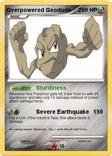 Pokemon Overpowered Geodude