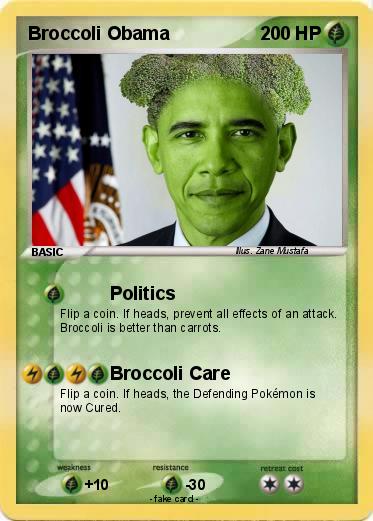 Pokemon Broccoli Obama