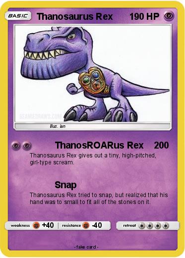 Pokemon Thanosaurus Rex