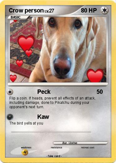 Pokemon Crow person