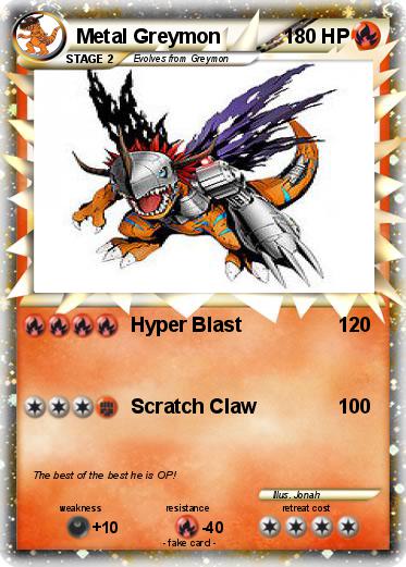 Pokemon Metal Greymon