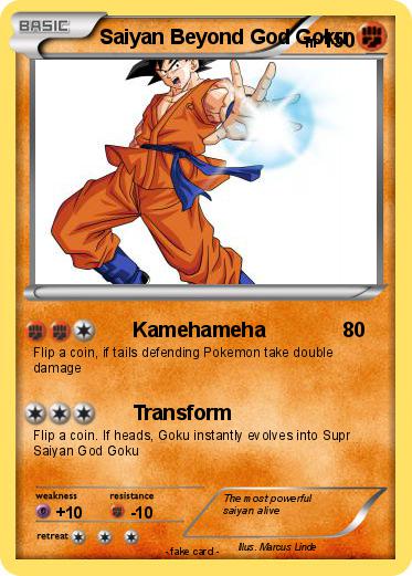 Pokemon Saiyan Beyond God Goku