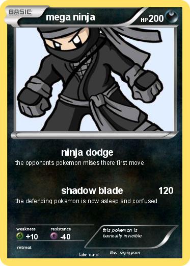 Pokemon mega ninja