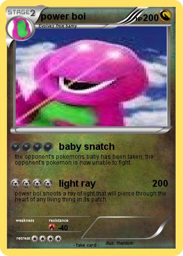 Pokemon power boi