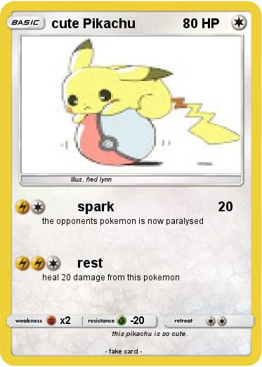 Pokemon cute Pikachu