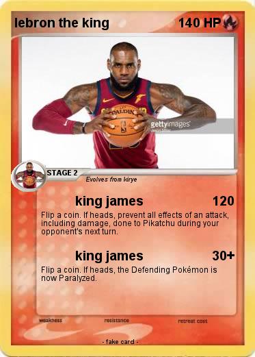 Pokemon lebron the king