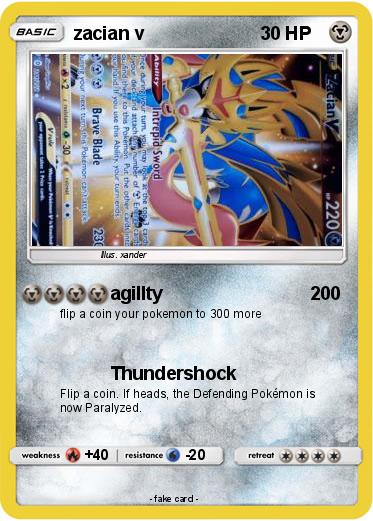 Pokemon zacian v