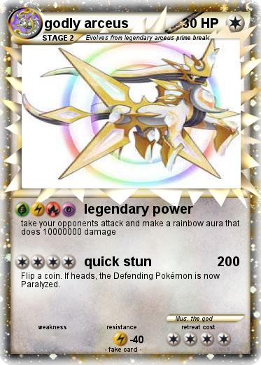 Pokemon godly arceus