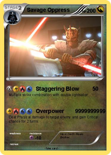 Pokemon Savage Oppress