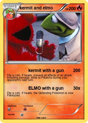 Pokemon kermit and elmo