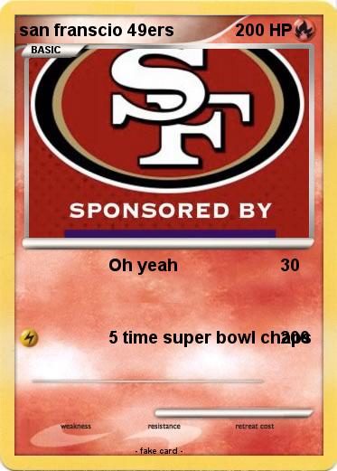 Pokemon san franscio 49ers