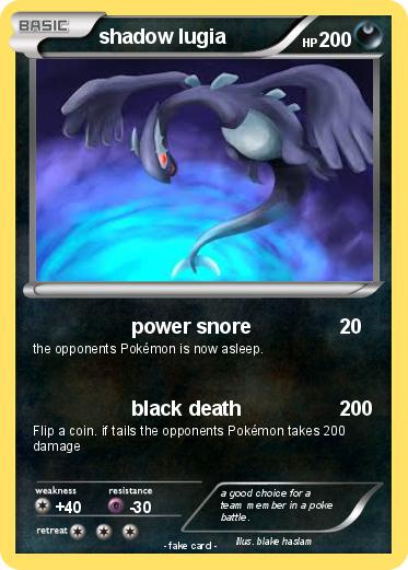 Pokemon shadow lugia