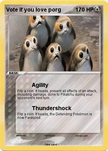 Pokemon Vote if you love porg