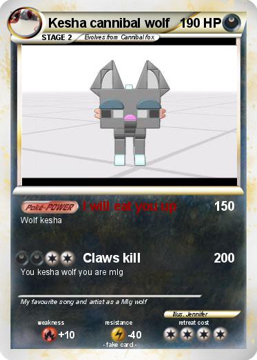 Pokemon Kesha cannibal wolf