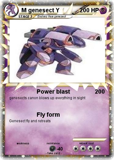 Pokemon M genesect Y