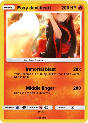 Pokemon Foxy devilheart