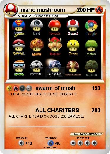 Pokemon mario mushroom
