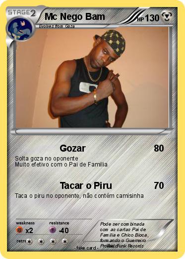Pokemon Mc Nego Bam