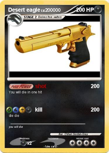 Pokemon Desert eagle