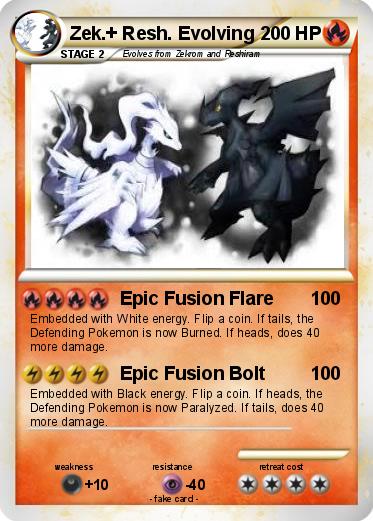 Pokemon Zek.+ Resh. Evolving