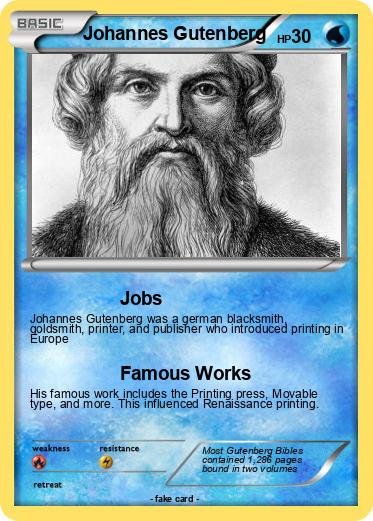 Pokemon Johannes Gutenberg