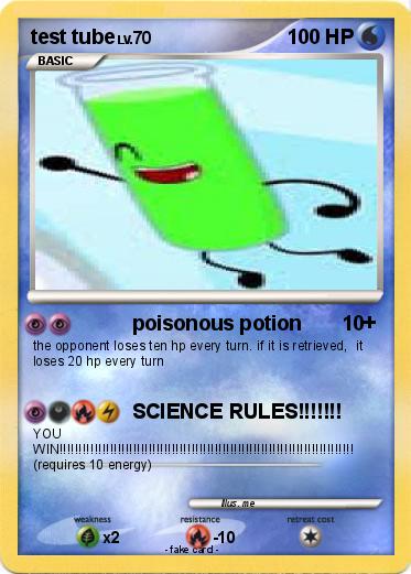 Pokemon test tube