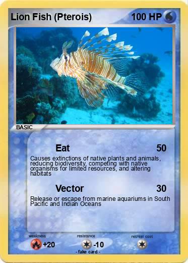 Pokemon Lion Fish (Pterois)