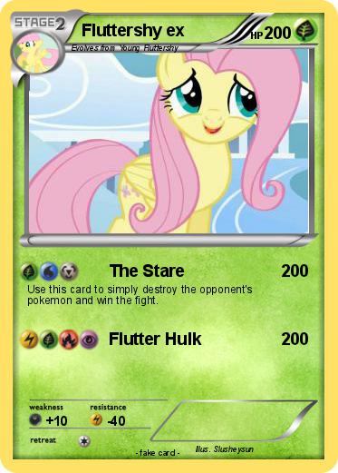 Pokemon Fluttershy ex