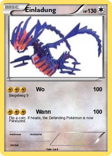 Pokemon Einladung