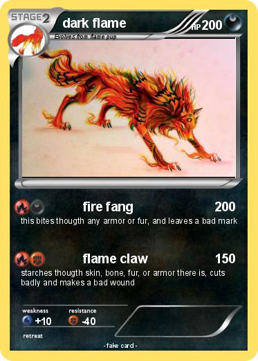 Pokemon dark flame