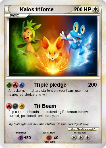 Pokemon Kalos triforce