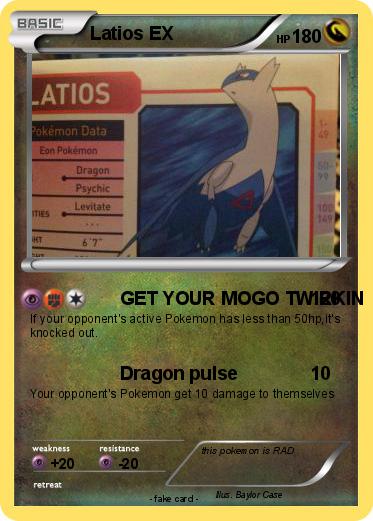 Pokemon Latios EX