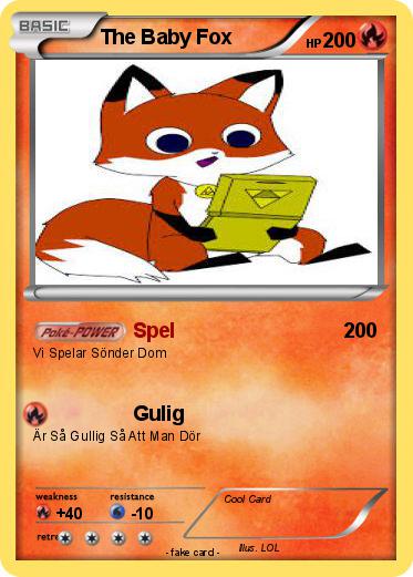 Pokemon The Baby Fox