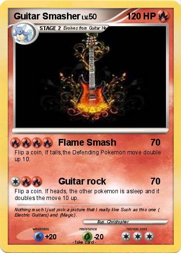 Pokemon Guitar Smasher