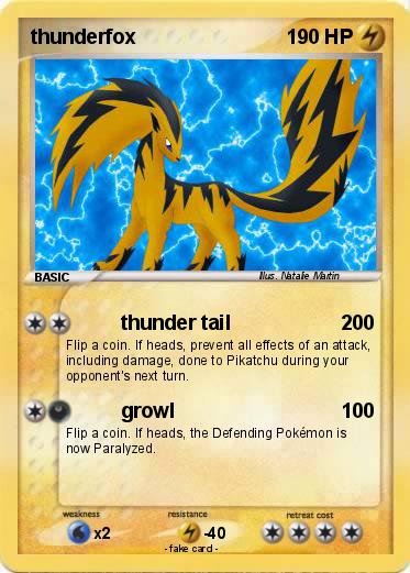 Pokemon thunderfox